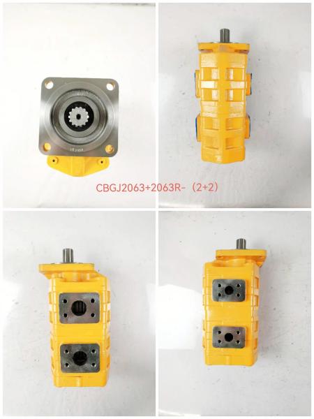 Buy cheap CBGJ2063+2063R-(2+2) High Pressure Hydraulic Gear Pump For Loader 100cc Gear Pump from wholesalers