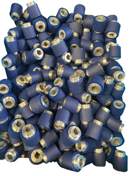 Buy cheap 90 A Shore Hardness Polyurethane Coating Wheels Anti Corrosion For Transmission from wholesalers