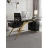 Buy cheap Commercial Furniture Modern Design Light Luxury Boss Desk with Baking Lacquer Process from wholesalers