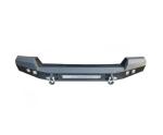 Jeep Wrangler Rock Crawler Front Off Road Metal Bumpers 63*16in Carbon Black