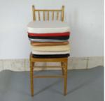 Plastic Acrylic Gold Resin Tiffany Chiavari Dining Chair with Cushion For