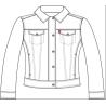 Buy cheap Button Through Ladies PVC Jacket , Pleather Dark Brown Jacket LEDO1739 from wholesalers