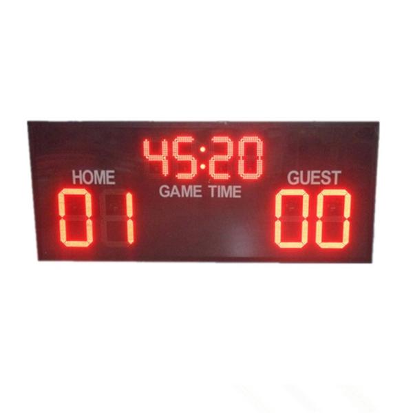 Buy cheap High Brightness Electronic Soccer Scoreboard With Aluminum Cabinet from wholesalers