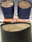 Plastic Planter Biodegradable Garden Bags , Heavy Duty Garden Sacks