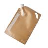 Buy cheap Perfume Kraft Paper Custom Printed Stand Up Pouches Aluminum Foil Liquid Food Spout Pouch from wholesalers