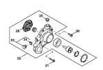 SE501610 Generator Parts , Water Pump