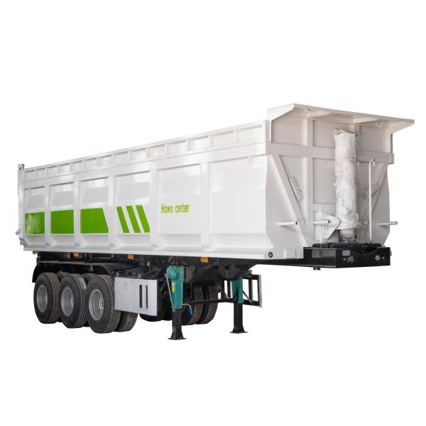 Buy cheap Steel Tipper Trailer Dump Semi Truck Trailer 60t Load Capacity from wholesalers