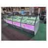 Buy cheap Commercial Factory Price High-Quality Curved Glass Ice Cream Display Freezer from wholesalers