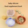 Buy cheap Baby Silicone Suction Cups Without Bisphenol A Children'S Silicone Complementary Food Tableware Suction Cups And Bowls from wholesalers
