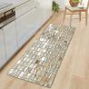 Buy cheap Long Square Marble Kitchen Floor Mats Stone Pattern Themed Doormat from wholesalers