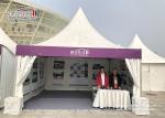 Waterproof Outdoor Event Tents For Exhibition , Gazebo Pagoda Canopy Tent