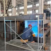 Buy cheap S355JR Carbon Steel Welding Process for Construction Machinery Parts product