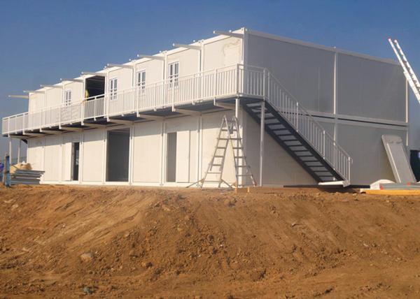 Buy cheap Flexible Assembly Freight Storage Containers White Color Steel Security Door from wholesalers