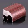 Buy cheap No Distortion Wardrobe Aluminium Profile 3D Wood Grain Finish Brightly Colored from wholesalers