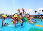 Fiberglass Kids Water House Playground Inside Water Parks With Pump