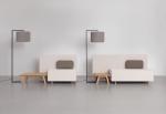 High Back Restaurant Booth Seating Waiting Room Sofa Bench For Cafe / KTV /
