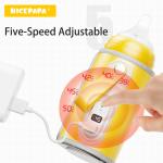 Medium Flow Temperature Control Bottle Warmer USB Wire Portable Formula Warmer
