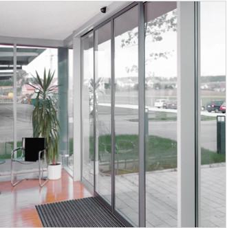 Buy cheap Slender fine-frame profiles Commercial Automatic sliding doors system 4800*4200mm from wholesalers
