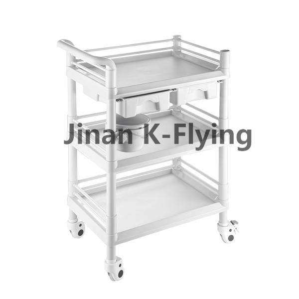 Buy cheap Three layers ABS movable Hospital Instrument Medical Trolley from wholesalers