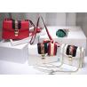 Buy cheap Leather Single Shoulder Bag With Lock Buckle , Slanting Bow Tie Striped Satin Ribbon Bag from wholesalers