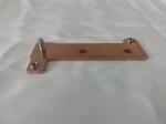 Buy cheap Purple copper nickel plated CNC riveted copper bar metal stamping parts from wholesalers