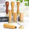 Buy cheap Wooden Wax Seal Stamp Branches Vintage Sealing Wax Stamps Retro Wooden Handle for Wooden Stamp Removable Brass Head from wholesalers