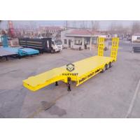 Buy cheap 3 Axle Heavy Duty Semi Trailer Low Bed Mechanical Ladder Sale to Tanzania product