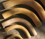 Welded Seamless Metal 45 Degree Pipe Bend 3D ASTM A105