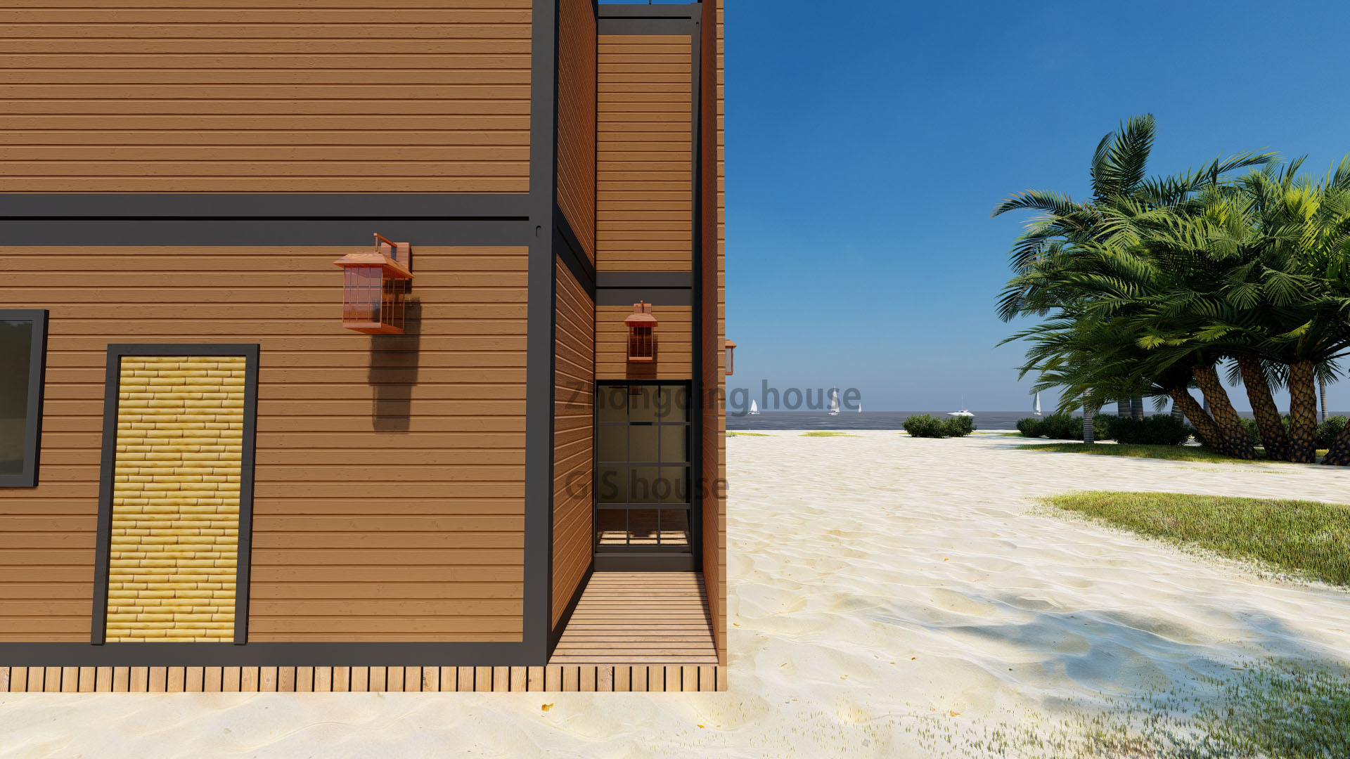 Modern Design Style Modular Seaside Inn Vacation House for Luxurious Villa Experience