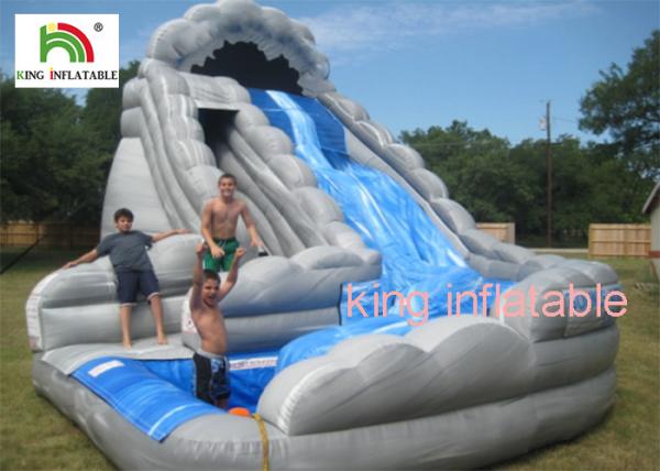 Buy cheap Custom Backyard Inflatable Water Slide For Kids / Adults Double Sewing from wholesalers