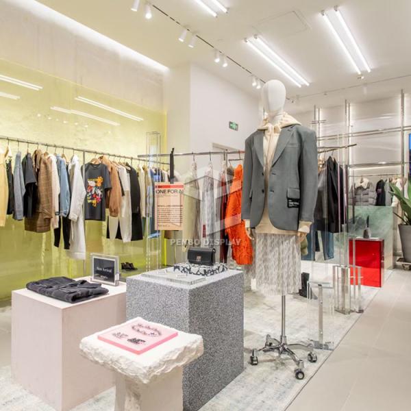 Buy cheap Lady Garmen Metal Diplay Stands For Clothes Store Display Furniture from wholesalers