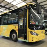 8m Zero Emission Green Power Electric Bus Driving Mileage 250km