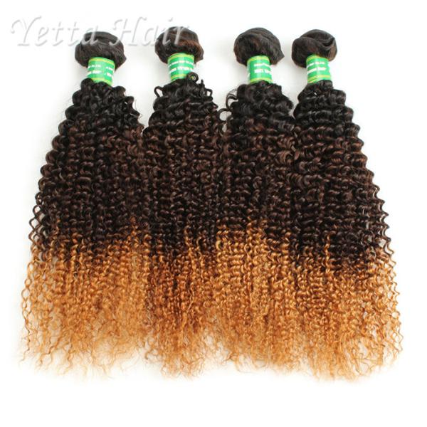 Buy cheap Kinky Curly 100g 7A Brazilian Virgin Hair Three Tone Dyeable from wholesalers