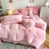 Buy cheap NO Customization Required Morden Luxury Jade Pink Shaggy Warm Mink Velvet Bedding Set from wholesalers