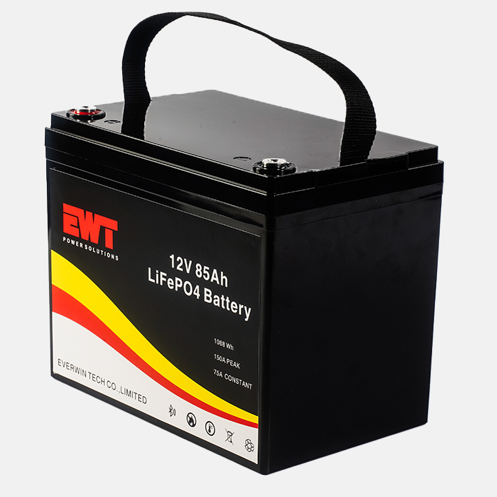 Rechargeable Lithium Iron Phosphate Battery 12.8V 85Ah LiFePO4 Lithium ion LFP Battery