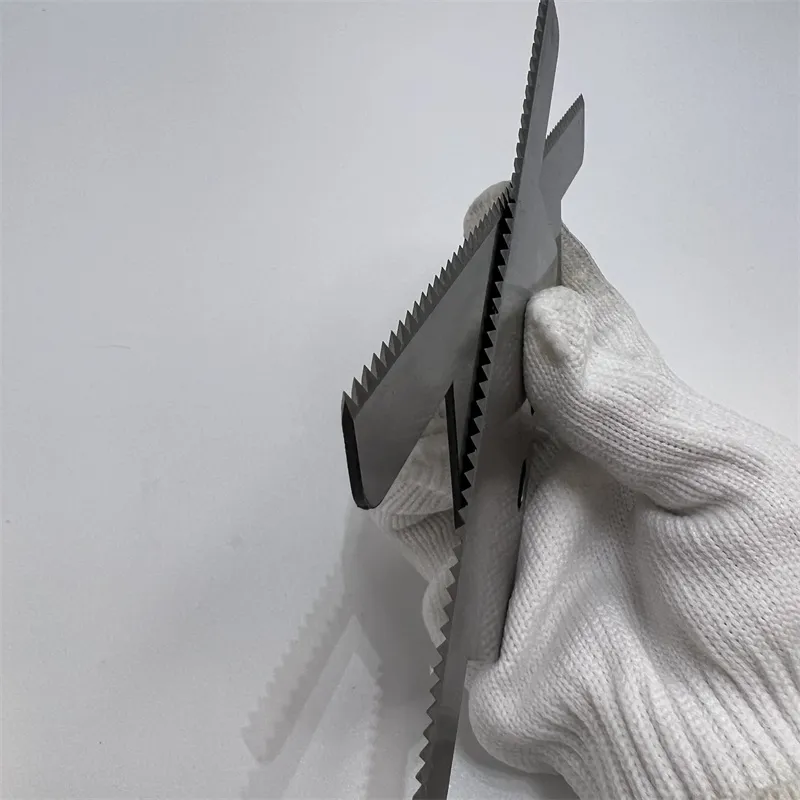 Packing Machine Knife Food Bags Packaging Serrated Blade Zigzag Blade Cutting Knife Blade for Packing Machine