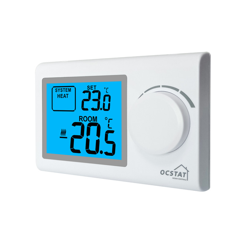 Riseem Battery Supply Non-programmable RF Temperature Control Heating Wireless Room Thermostat