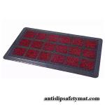 20CM×20CM Modular Wearable Nylon Anti Slip Safety Mat Interlocking Floor Mats