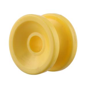 Wholesale 12kv plastic donut insulator 10mm nail round corner yellow bobbin Electric Fence insulator With Weight 12.8g from china suppliers