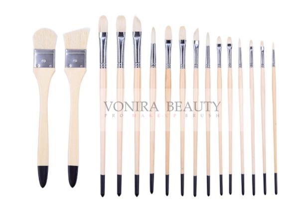 Buy cheap Artist Professional Body Paint Brushes Set With Carrying Case 16Pcs Watercolor Oil Acrylic Painting Brushes from wholesalers