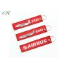 Buy cheap Letter Embroidered KeychainTag Rectangle Shape Twill Background Fabric from wholesalers