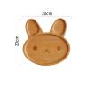 Buy cheap Beech Oak Walnut Breakfast Wooden Serving Plates Cute Shaped For Children from wholesalers