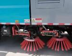 4x2 Street Sweeper Truck Road 6 Wheelers Blue Vacuum Cleaning
