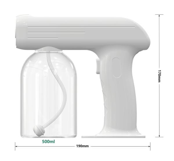 Buy cheap Handheld Blue Nano Spray Disinfectant Gun 50-60Hz 500ML For Disinfection from wholesalers