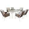 Buy cheap Modern Outdoor Table and Chairs Set for Restaurant Dining AJUNION Aluminum Dining from wholesalers