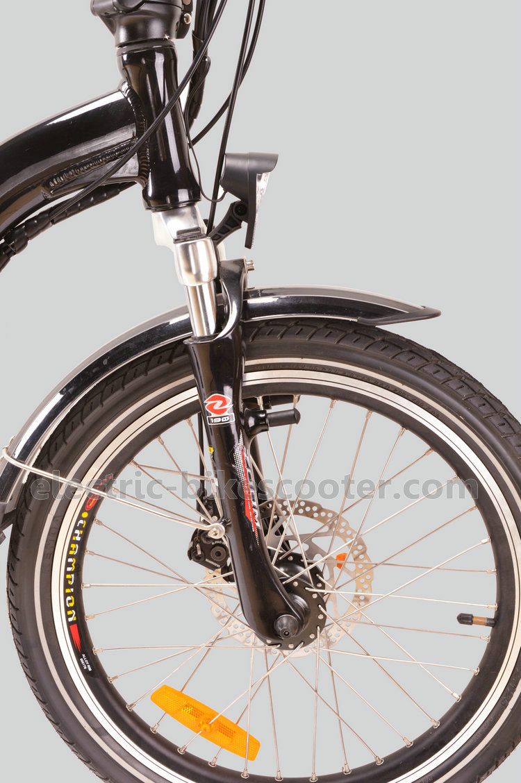 48V 500W Electric Folding Bike , Lightweight Folding Electric Bicycle 35km/h