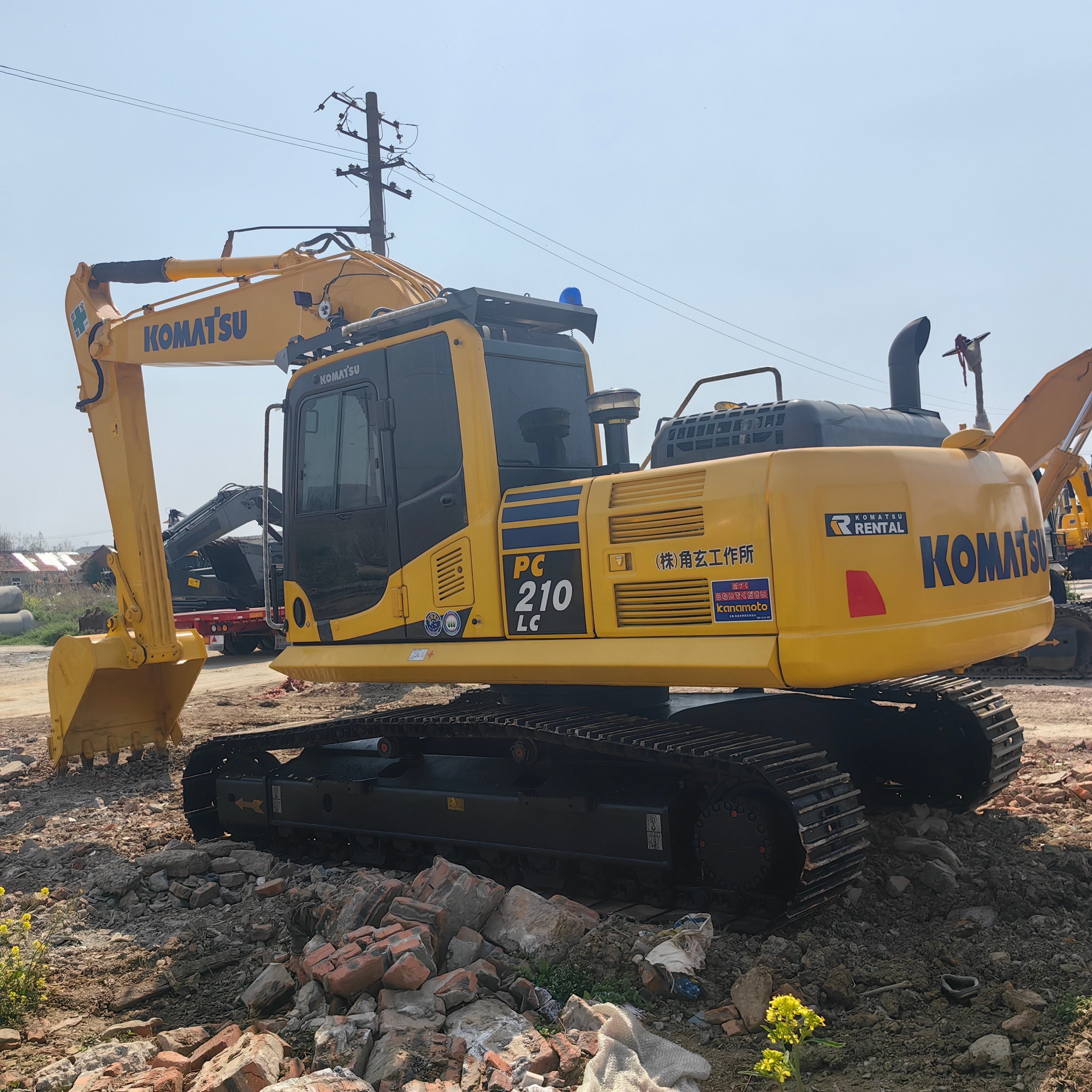 21Ton Used Heavy Equipment Excavator 2024year Komatsu PC210-8 Machinery Digger