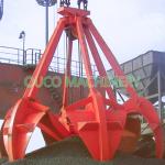 6 Rope Steel Lifting Orange Peel Hydraulic Mechanical Grab Bucket Customized