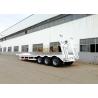 Buy cheap Mechanical Ladder 3 Axle 60 Tons Lowbed Truck Semi Trailer from wholesalers