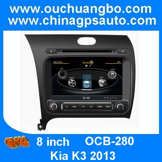 Ouchuangbo S100 Platform Car Audio Video Player Kia K3 2013 with1G CPU FM RDS GPS 3G Wifi OCB-280